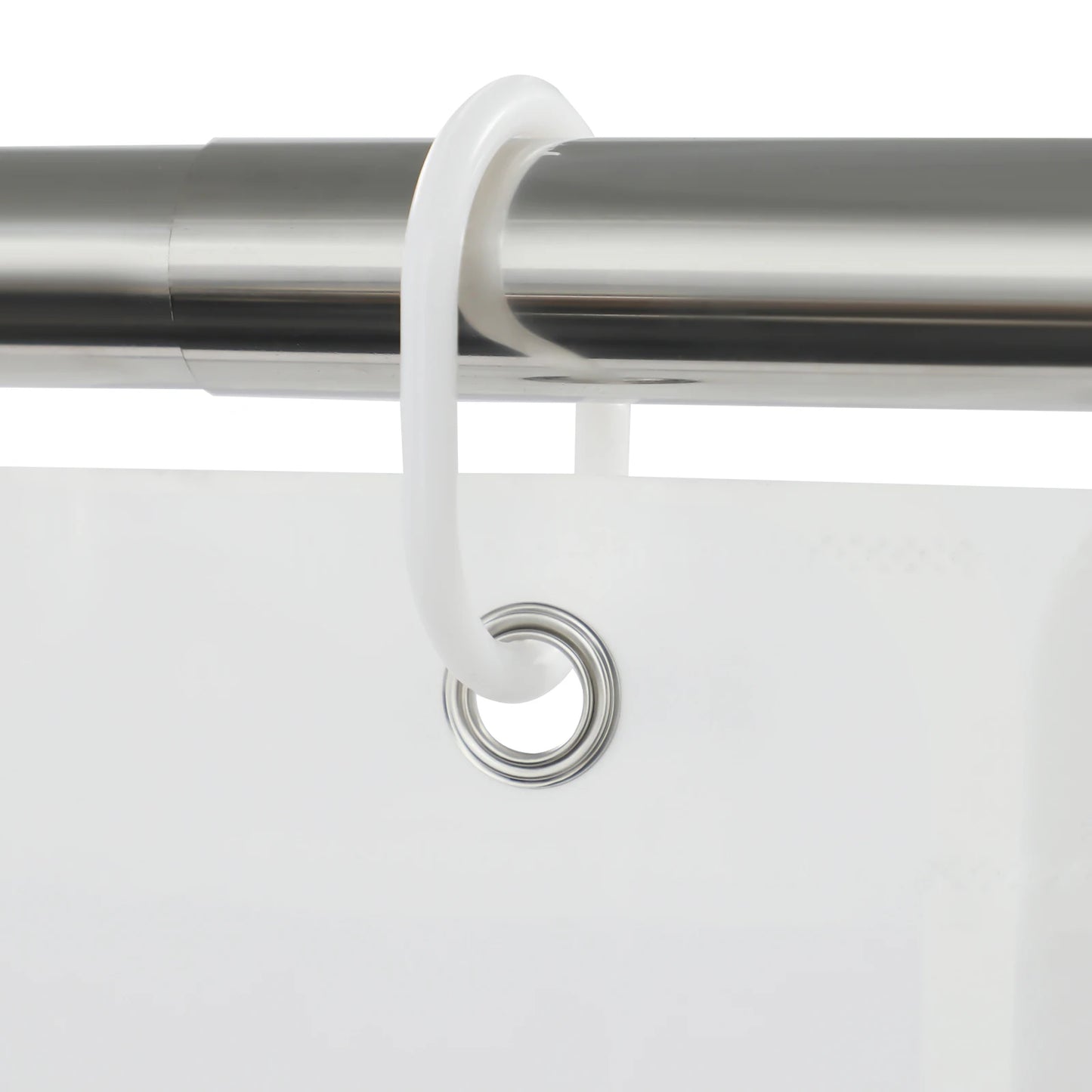 Shower Curtain Bar U Shape Adjustable Curved Bathroom Curtain Bar For Bathroom